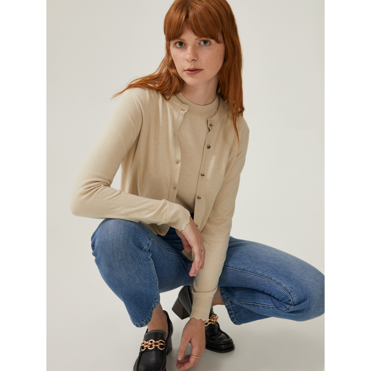 Silk and deals cashmere cardigan